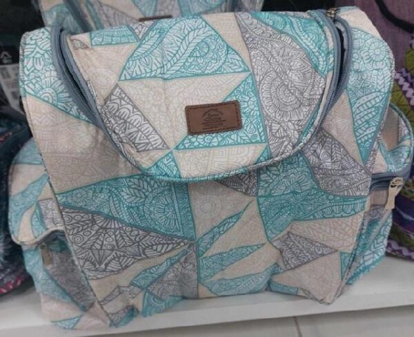 BOLSO MULTIBOLSILLOS NEVERA VERDE/GRIS