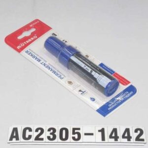 2.3X12CM ROTULADOR PERMANENTE AZUL