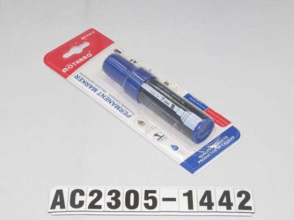 2.3X12CM ROTULADOR PERMANENTE AZUL