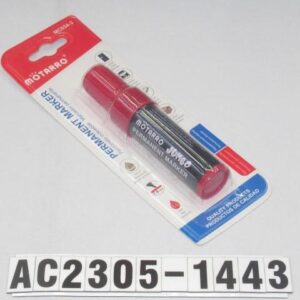 2.3X12CM ROTULADOR PERMANENTE ROJO