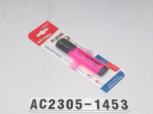 ROTULADOR FLUORESCENTE COLOR FUCSIA 2.8X11.2CM