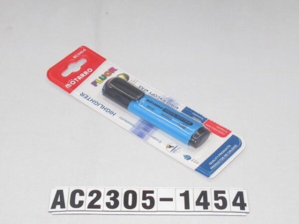 ROTULADOR FLUORESCENTE COLOR AZUL 2.8X11.2CM