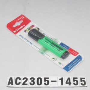 ROTULADOR FLUORESCENTE COLOR VERDE 2.8X11.2CM