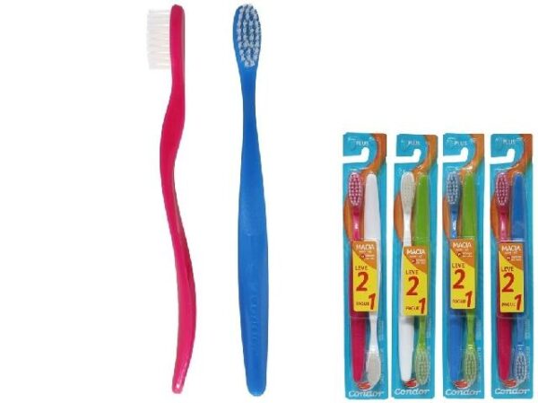 CEPILLO DENTAL PLUS X2 23 CM
