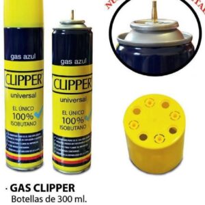 GAS CLIPPER 300ML VALVULA METAL