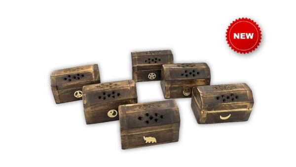 CAJA CONOS C/LOGO BRONCE