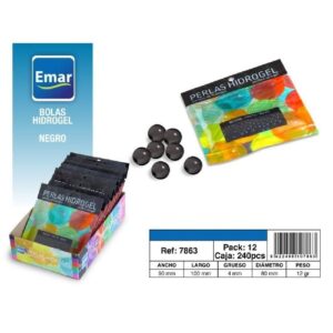 PERLAS HIDROGEL 12 Gr. NEGRO