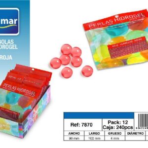 PERLAS HIDROGEL 12 Gr. ROJO