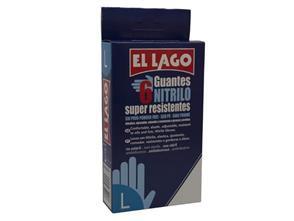 GUANTE EL LAGO NITRILO 8 UND T/G