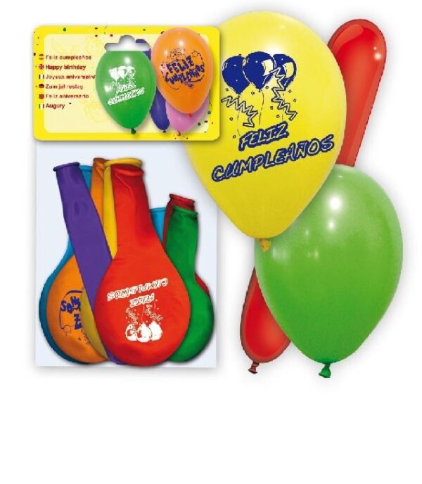 GLOBOS FELIZ CUMPLEAÑOS