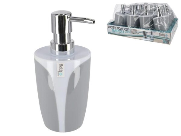 DOSIFICADOR NAPOLI 350ML GRIS
