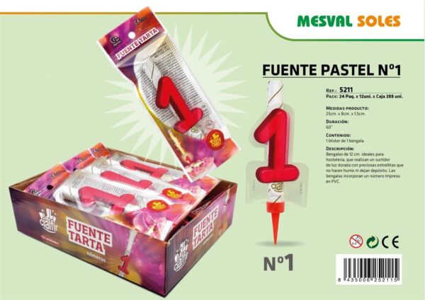 FUENTE PASTEL Nº1