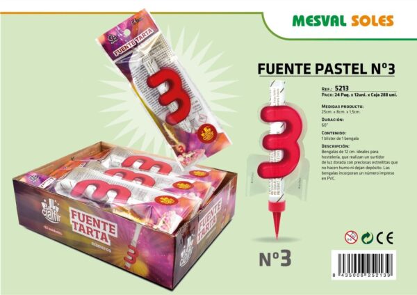 FUENTE PASTEL Nº 3
