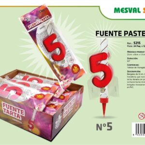 FUENTE PASTEL Nº 5