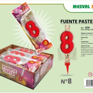 FUENTE PASTEL Nº 8