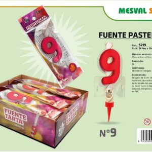 FUENTE PASTEL Nº 9