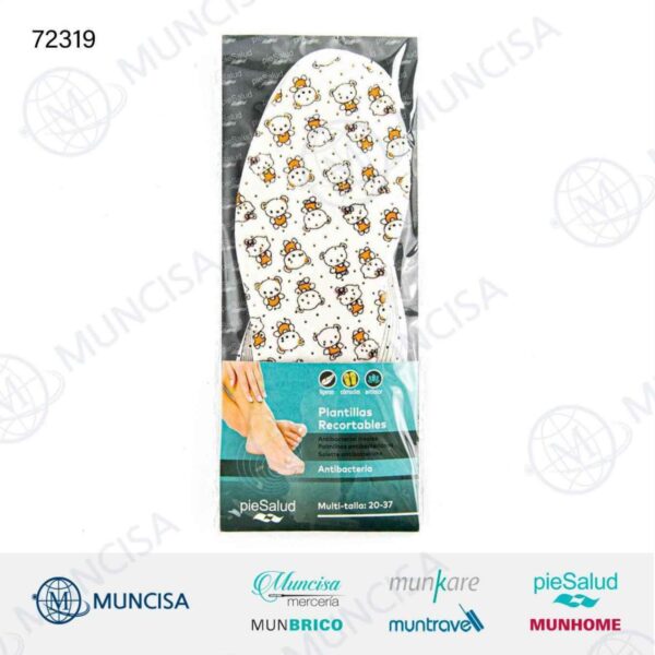 PLANTILLAS ANTIBACTERIAS OSO 20-37