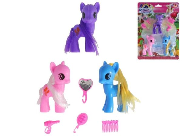 SET PONYS 25X18X5 CM