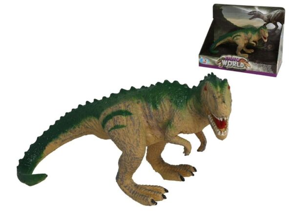 DINOSAURIO REX CRESTA VERDE 23X11.5X17.5CM