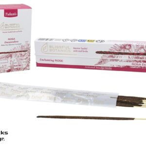 INCIENSO 25G 8 STICKS TULASI ENCHANTING ROSE