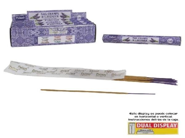 INCIENSO NAG CHAMPA & LAVANDA HEXAGONAL
